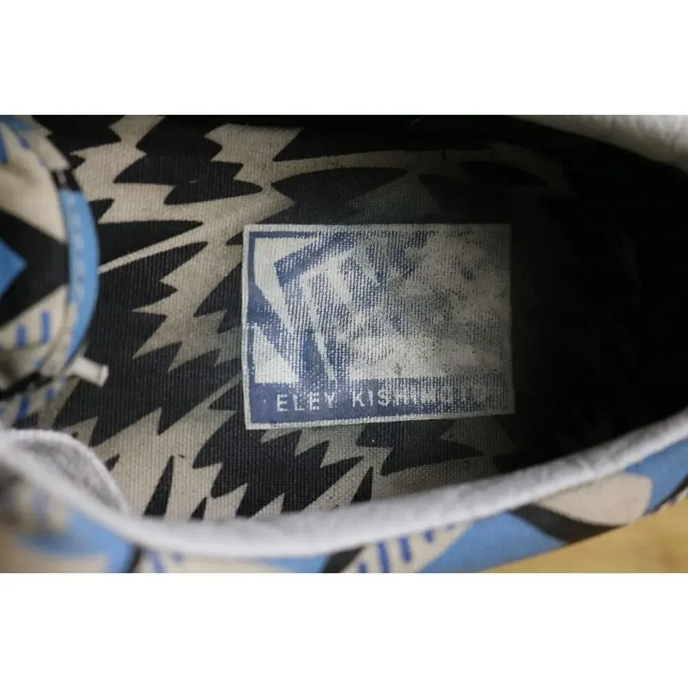 Vans x Eley Kishimoto Sneakers Womens 9 Blue Geometric Off the Wall Athletic
